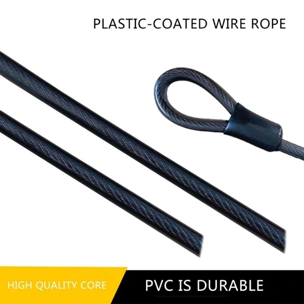 Kabel Kunci Sepeda Anti Maling - Cable Lock Flexible ulasan dan harga